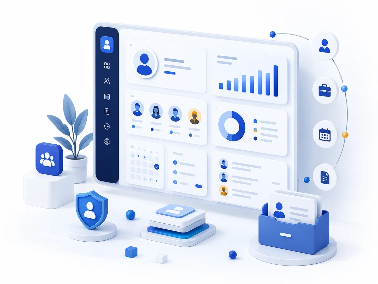 Elevator HRMS Software Dashboard